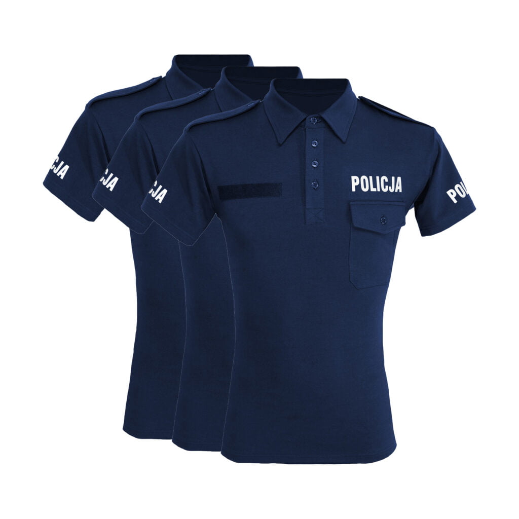 Koszulka polo damska POLICJA 3pak