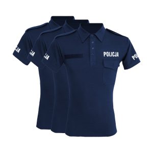 Koszulka polo damska POLICJA 3pak