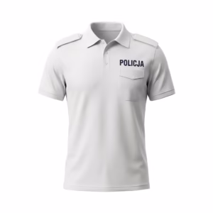 Koszulka polo męska policja biała ResGear