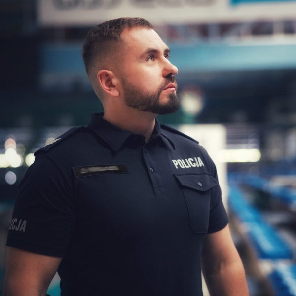 Koszulka polo męska POLICJA