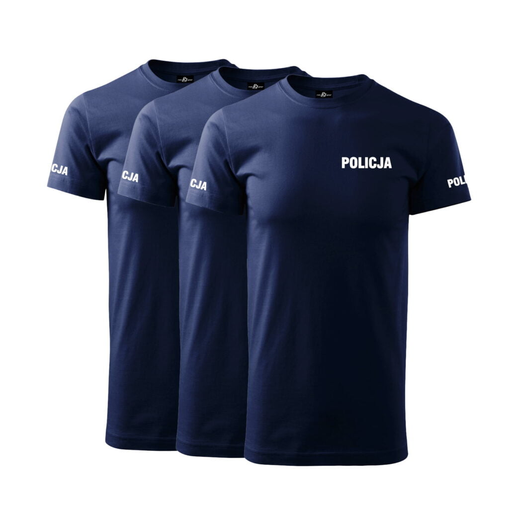 Koszulka t-shirt POLICJA 3pak