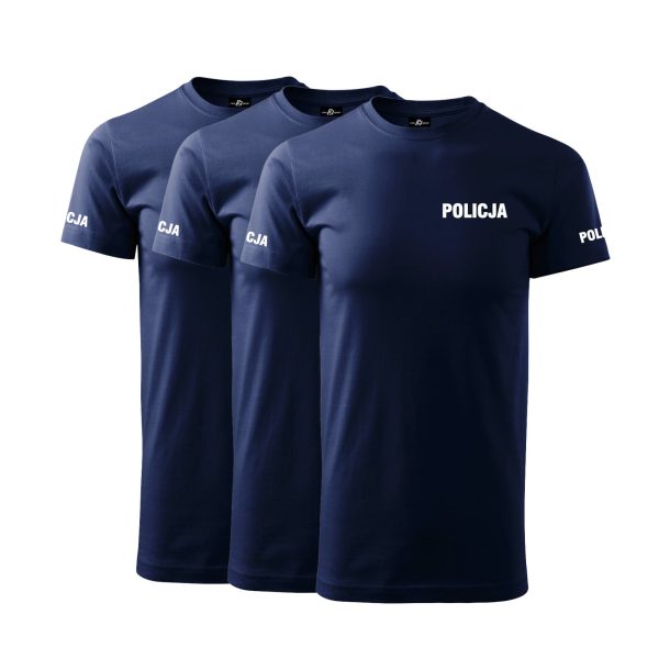koszulka-gotowa-3pak.jpg Koszulka t-shirt POLICJA 3pak